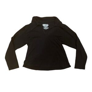 BIG BUD PRESS Fisherman Polo in Black - Short Sleeve